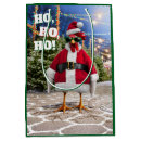 Search for funny christmas gift bags Santa