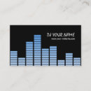 Recherche de audio business cards Égaliseur