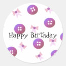 Search for birthday buttons stickers Pink