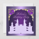 Search for castle invitations Purple