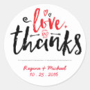 Search for red and black wedding stickers Typography