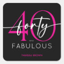 Search for forties stickers Forty and fabulous