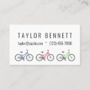 Search for bicycle business cards Colourful