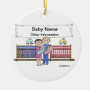 Search for twin girls ornaments Boy