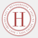 Search for monogrammed address stickers Calligraphy