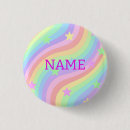 Recherche de licorne colorée badges Arc en ciel