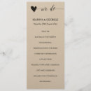 Search for heart wedding programs Ceremony