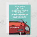 Search for vintage car invitations Classic