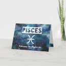 Search for pisces birthday cards Watercolor