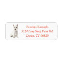 Search for west highland white terrier return address labels Cute