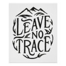 Search for trace posters Leave no trace
