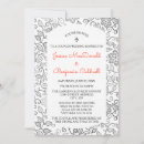 Search for floral shower wedding invitations White