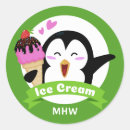 Search for penguin with ice cream stickers Summer