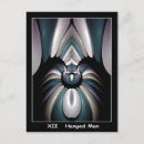 Recherche de pendu cartes postales Tarot