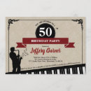Search for music 50th birthday invitations Party