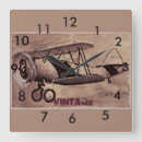 Search for vintage airplane clocks Flying