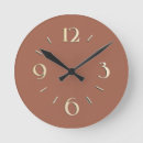 Recherche de terre cuite horloges Rouge