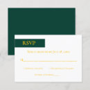 Search for emerald green and gold wedding rsvp cards Typography