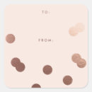 Search for rose gold foil stickers Blush pink