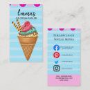 Recherche de salon de crème glacée cartes visite Glaces