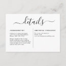Search for save the date enclosure cards Black and white