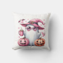 Recherche de fantômes mignons coussins Noir