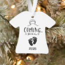 Search for pregnancy announcement ornaments Christmas keepsake