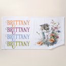 Search for fun beach towels Kitten