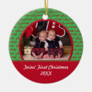 Search for girl twins ornaments Red