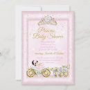 Search for cinderella baby shower invitations Pink