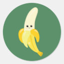 Search for green banana stickers Cute
