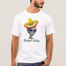 Recherche de immigrés clandestins tshirts Alien
