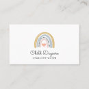 Search for kids daycare business cards Rainbow