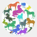 Recherche de poulains mignons autocollants Chevaux