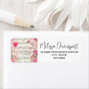 Search for nostalgia return address labels Flowers