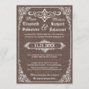 Search for brown damask invitations Floral
