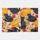 Search for halloween tea towels Black cat