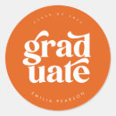 Recherche de orange graduation party stickers Collège