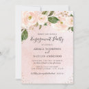 Search for pink engagement party invitations Watercolor
