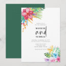 Search for bird of paradise wedding invitations Greenery