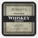 Recherche de whisky autocollants Bourbon