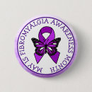 Search for fibromyalgia round buttons Butterfly