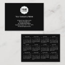 Search for promo codes business cards Black and white