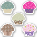 Search for bakery cartoon stickers Cupcake
