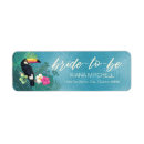 Search for tropical birds return address labels Toucan