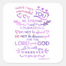 Search for joshua 1 9 stickers Scripture