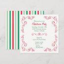 Search for candy cane invitations Border