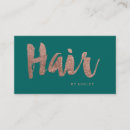 Search for green emerald gold business cards Hairstylist