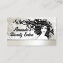 Search for curly hair business cards Fashion