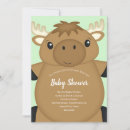 Search for moose baby shower invitations Neutral